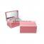 Luxury quality high gloss wooden jewellery mirror box