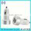 High Efficiency Dual Port Car USB Charger 5V 2.1A Dual USB Car Charger With LED Chian Supplier