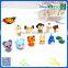 2016 Japanese cute animal erasers for kindergarden