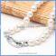 Wholesale White Rhodium Plated 925 Sterling Silver Lobster Spring Clasp With End Cap For Pearl Jewelry SC-CZ040