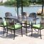 Cast Aluminum Patio Sets/Patio Garden Furniture/Cast Aluminum Table with 6 seater