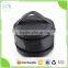 Round Shape Tote Bag Black Polyester Makeup Pouch Cosmetic Bag