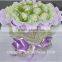 50cm x 2.5m Roll-up hem crepe paper prontpage flower wrapping paper cartoon flowers for handmade craft