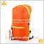 2015 lightweight and waterproof orange outdoor polyester sports bag