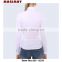 Wholesale new white ladies formal blouse women shirt model with bow tie