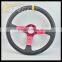 Wholesale Red Frame 350mm Deep Dish Steering Wheel