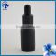 Free samples empty colored glass 30ml frost bottle