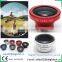2016 on sales mobile phone camera lens with magnetic mount fisheye+0.67x wide-angle+10x macro 3 in 1 combo for iphone smartphone