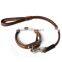 Dog Leash high-end leather chain large dog leash with collar Dog