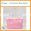 Transparent pvc cosmetic bag sets high quality fashion zipper pvc bag