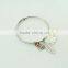 Cheapest hot sale bangles with pendant 925 silver snap bracelet