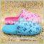 Embroidery Hotel Slippers Slipper Socks With Rubber Sole