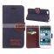 Jeans stand leather case for iphone6