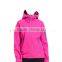 Ladies waterproof breathable promotion windbreaker jacket women fitness apparel