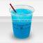 PET Clear Disposable Plastic Iced Tea Cup With Lids China Manufacturer