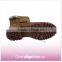 Cow Suede Spanish Leather Boots With Button