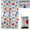 new design and luxury Fishes Design PEVA Shower Curtain with resin hooks