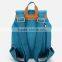 Casual lady canvas backpack bag women