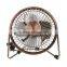 New products 2016 USB air cooler bronze metal antique copper fan usb desk fan