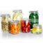 1.5L 2.2L 3.8L High quality glass storage jar/glass jar with metal clip/glass airtight jar