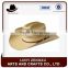 cheap cowboy straw cap and hat with string