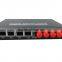 2SFP ports & 4 RJ45 ports fiber optic media converter , 10/100/1000Base fiber optic transceiver