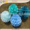 baby showers decorative fushia round Tissue paper party balls