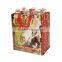 6 bottle / 4 bottle / 2 bottle / 1 bottle Wine Bags Promotional Non Woven Christmas Wine Bag