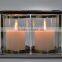 Glass & Steel Tea Light Holder for Christmas & Home Decoration