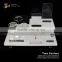 cutomized Two layers multi-function jewelry display stand tray