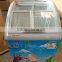 200L Sliding Glass Doors Ice Cream Display Chest Freezer