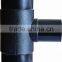 Butt reducing tee polyethylene pipe fittings