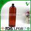 1litr PET Empty Amber Color Plastic Bottles for Shampoo With High Quality