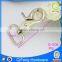 Q-1536 zinc alloy hook fancy tiny silver zipper hooks
