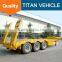 TITAN low bed semi trailer heavy trailer leaf spring semi trailer for sale