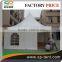 promotional pagoda tent 6m by 6m for event Chinese hat marquees garden tent with wooden floor system
