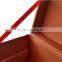 Shenzhen factory new design big a4 size leather paper box packaging with flip lid