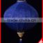 latest design high quality fabric blue round lantern wholesale