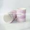 custom printed paper can with plastic lid for cookies packaging
