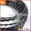 Strong anti rust razor wire stainless material single strand razor wire