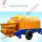 Low price of HBTS60.9.75 small portable electric concrete mixer with pump