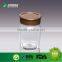 Food Grade Samples Free Empty Golden Cap Clear Pet Plastic 250g Honey Jar