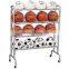 customized detachable wheeled basketball display stand