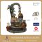 7 Inch Resin Religious Home Functionality Decoration Holy Family Statue Rotatable Music Box