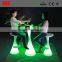 Light up colored plastic wedding rental events furniture with RGB led