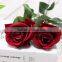 GNW FL-RS70-8CM High Similation Cheap Silk Single Red Rose Flower for Home Decoration