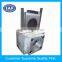 Single plate double screen cavities extrusion screen changer