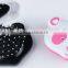 Plastic animal Panda/Owl-shaped shaped folding mirror and comb