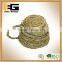 Yellow rattan cups and flower pots