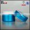 empty aluminum jar with cap pink blue black blue 5g 10g 15g 20g 30g aluminum glass cream jar
